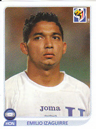 Emilio Izaguirre Honduras samolepka Panini World Cup 2010 #609